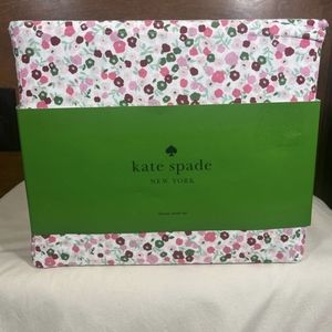 Kate Spade Flowers Queen size sheet set bed bedding floral